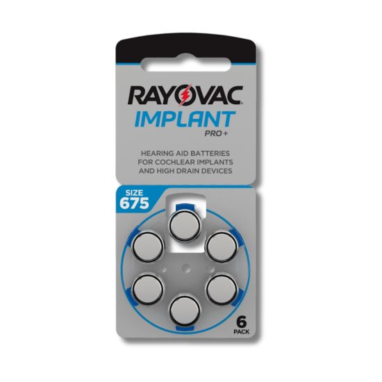 Rayovac Rayovac implanttikojeparisto 675, pakkaus sisältää 6 kpl erityisesti sisäkorvaistutteille tarkoitettuja paristoja.